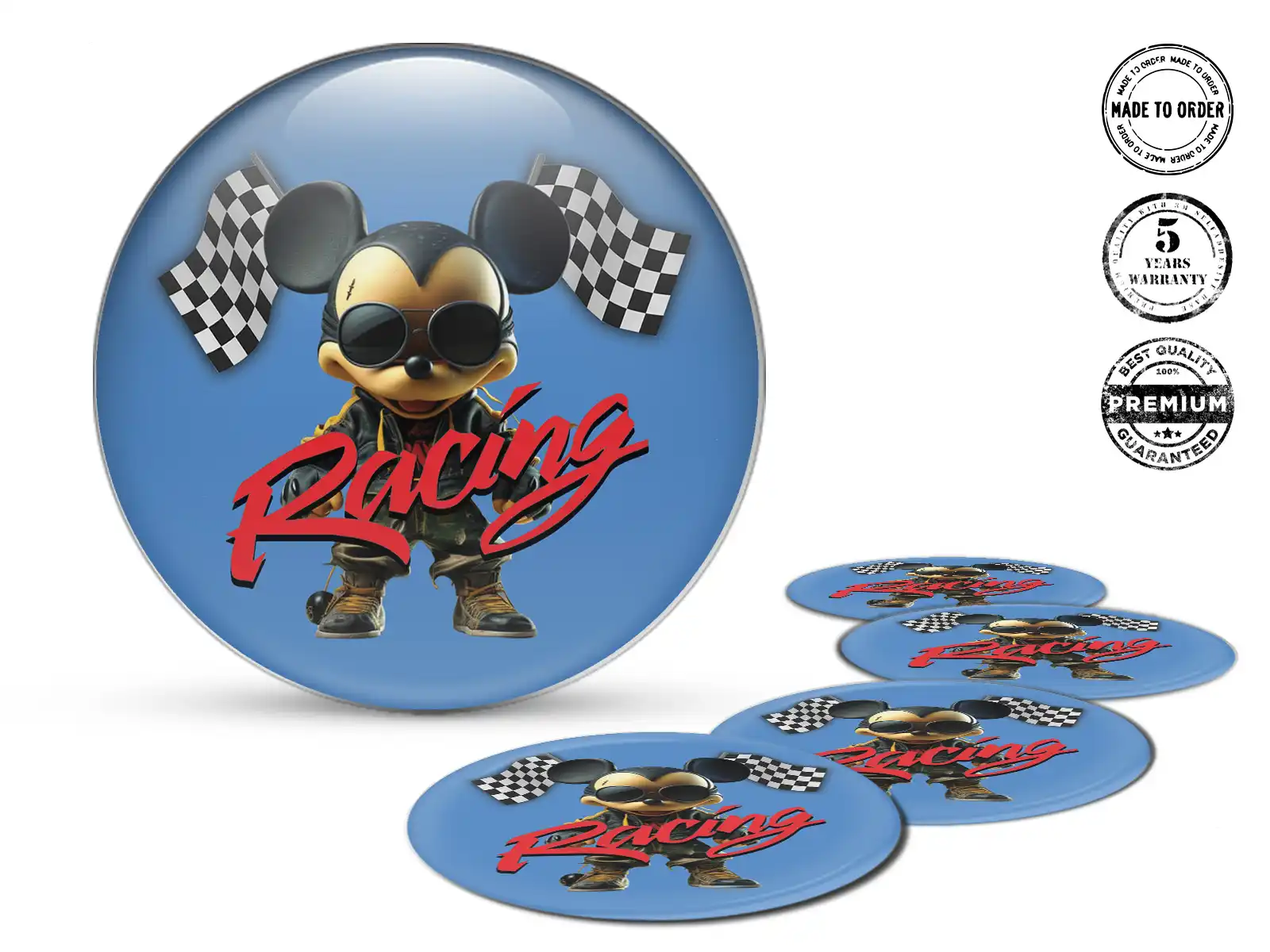 Wheel Badge Brand Radiant Momentum Flow